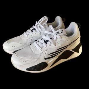 Puma RS-X PEB Elevated Basics White / Black LifeStyle Runners Size 10.5